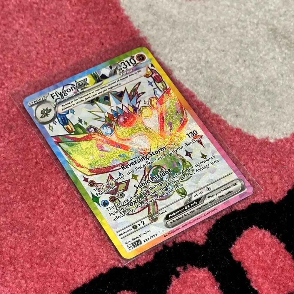 Flygon ex #222 – Pokémon Surging Sparks – As Pictured